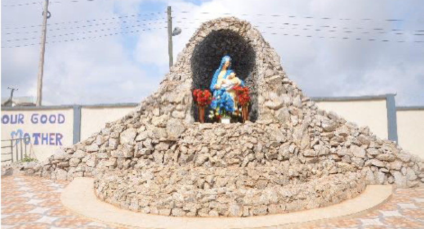 Grotto, Kindergarten and Science laboratory at Marist Preparatory & JHS