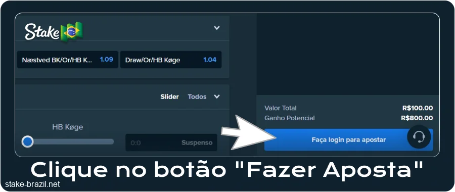 Faça uma aposta na Stake BR
